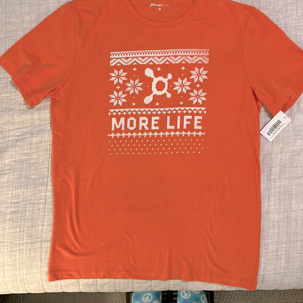 NWT Orangetheory Holiday T-shirt; size XL